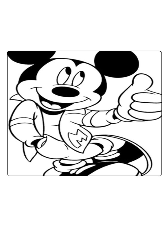 BP Printed Anti-Slip Gaming Mouse Pad Black/White  - Image 1
