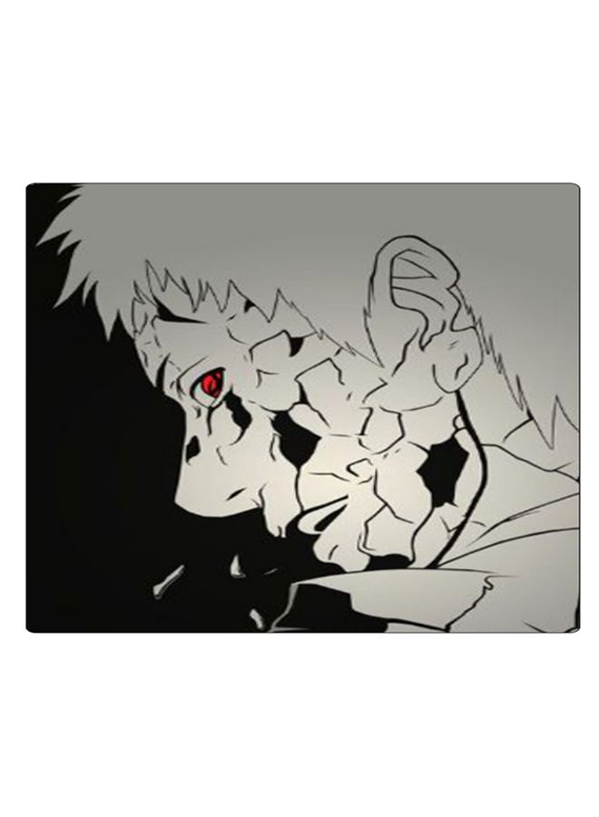 BP Printed Anti-Slip Gaming Mouse Pad Black/Grey/Red - Image 1