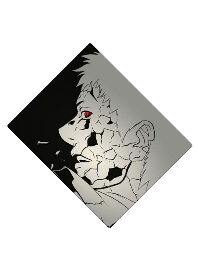 BP Printed Anti-Slip Gaming Mouse Pad Black/Grey/Red - Image 2