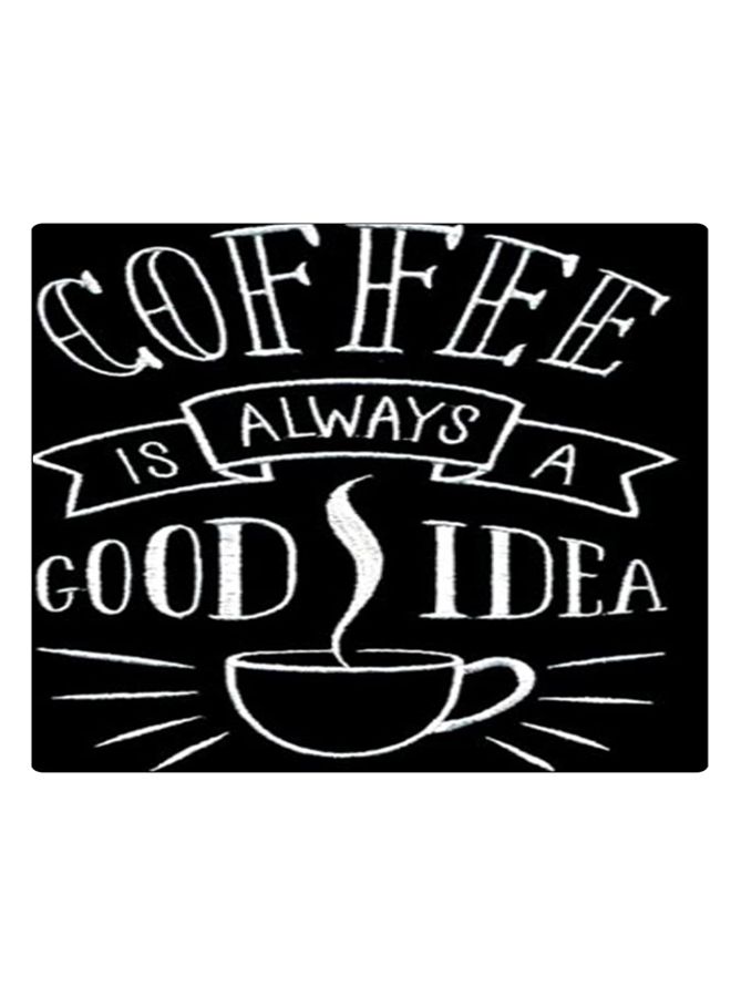 BP Printed Anti-Slip Gaming Mouse Pad Black/White - Image 1