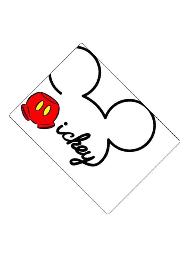 BP Printed Anti-Slip Gaming Mouse Pad Black/White/Red - Image 2