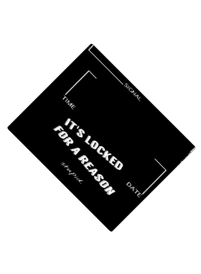 BP Printed Anti-Slip Gaming Mouse Pad Black/White - Image 2