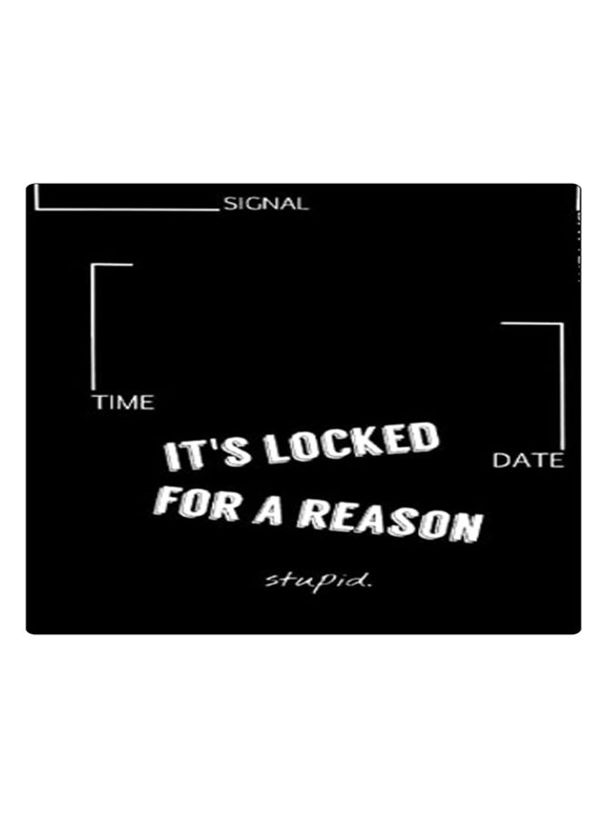 BP Printed Anti-Slip Gaming Mouse Pad Black/White - Image 1
