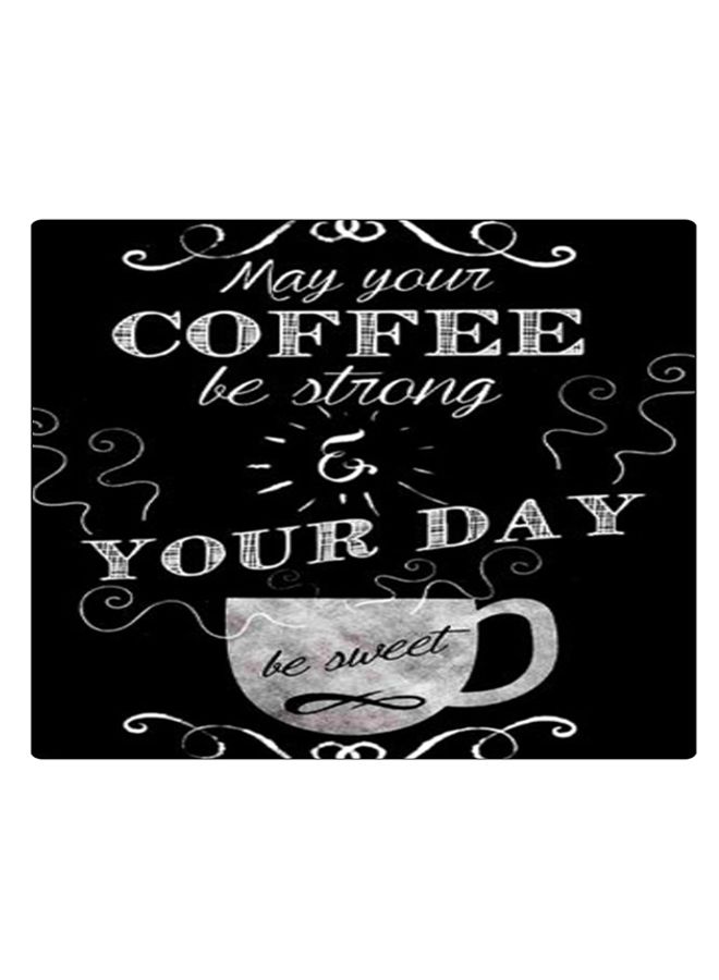BP Printed Anti-Slip Gaming Mouse Pad Black/White  - Image 1