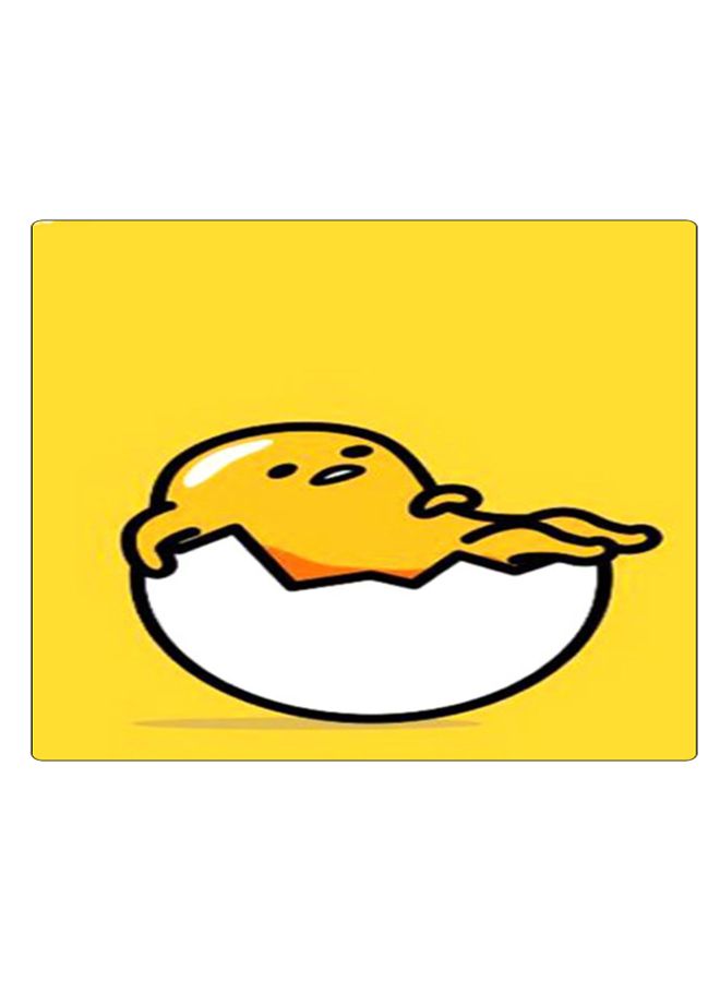 BP Printed Anti-Slip Gaming Mouse Pad Yellow/Orange/White - Image 1