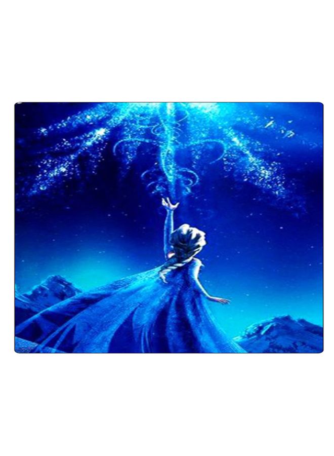 BP Printed Anti-Slip Gaming Mouse Pad Blue/White - Image 1