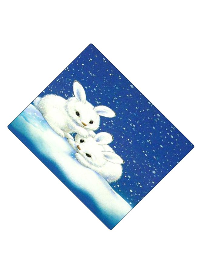 BP Printed Anti-Slip Gaming Mouse Pad Blue/White - Image 2