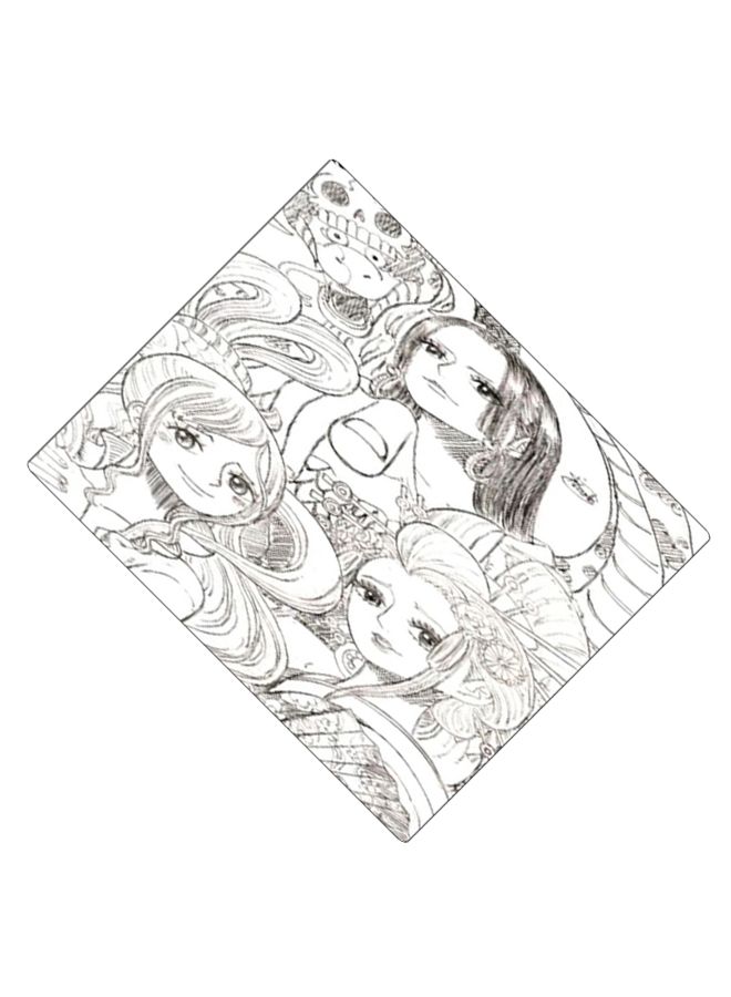 BP Printed Anti-Slip Gaming Mouse Pad Black/White  - Image 2