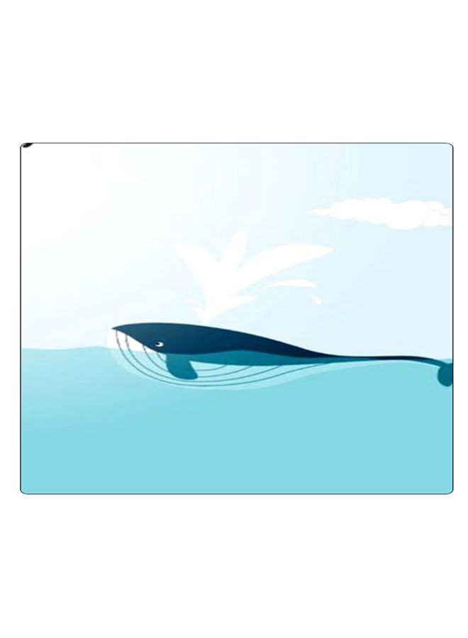 BP Printed Anti-Slip Gaming Mouse Pad Blue/White - Image 1