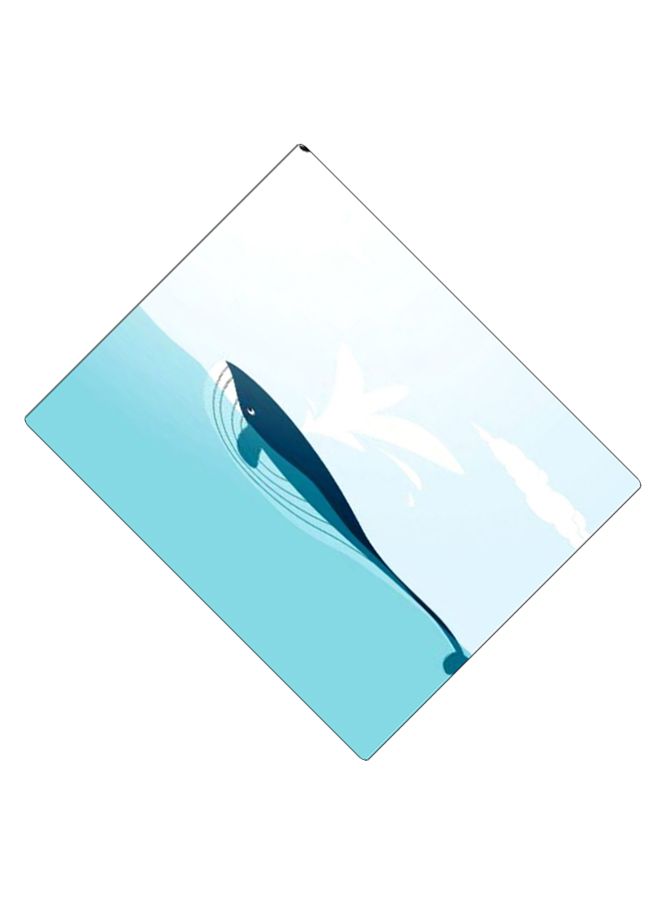 BP Printed Anti-Slip Gaming Mouse Pad Blue/White - Image 2