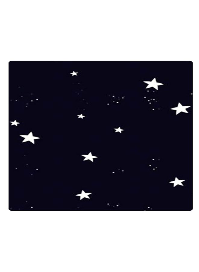 بي بي لوحة ماوس ألعاب بتصميم مضادة للانزلاق وبنمط مطبوع أسود/ أبيض - Image 1