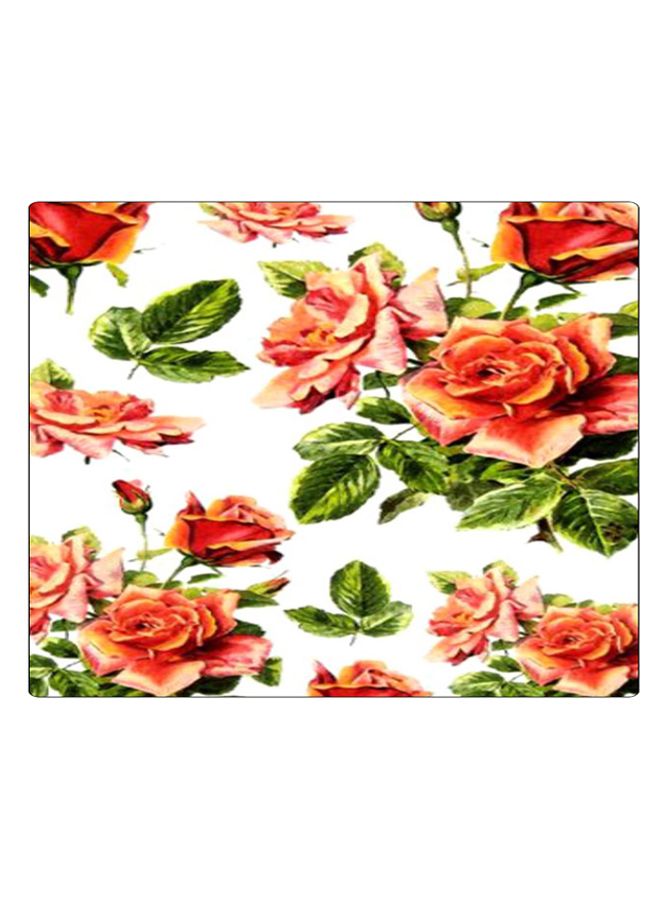 بي بي لوحة ماوس ألعاب بتصميم مضادة للانزلاق وبنمط مطبوع أبيض/وردي/أخضر - Image 1