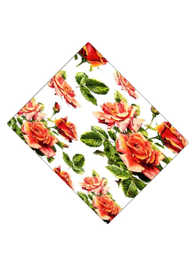 بي بي لوحة ماوس ألعاب بتصميم مضادة للانزلاق وبنمط مطبوع أبيض/وردي/أخضر - Image 2