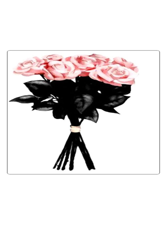 BP Printed Anti-Slip Gaming Mouse Pad Pink/Black/White - Image 1