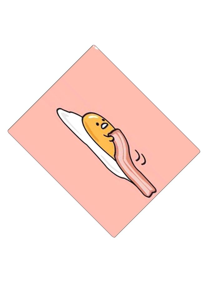 BP Printed Anti-Slip Gaming Mouse Pad Pink/White/Yellow - Image 2