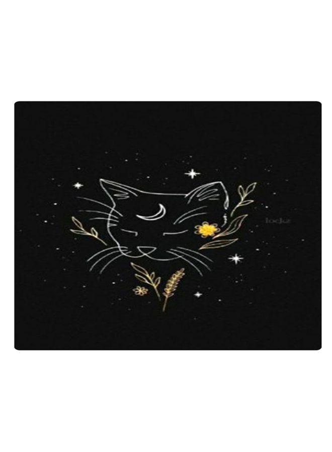 BP Printed Anti-Slip Gaming Mouse Pad Black/White - Image 1