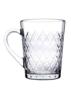 Pasabahce 6-Piece Ruby Mug Set Clear 6 x 270ml 