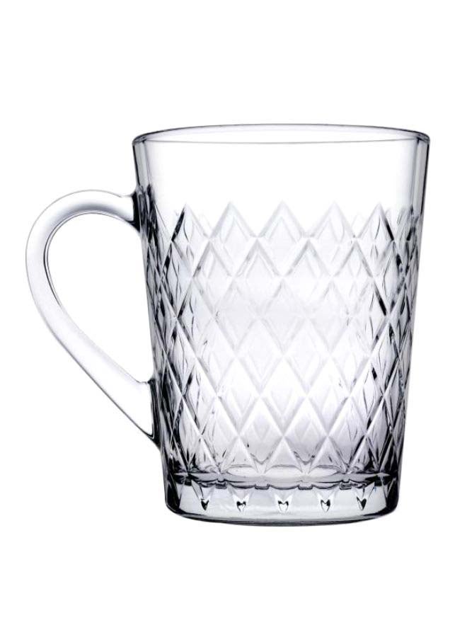 Pasabahce - 6-Piece Ruby Mug Set Clear 6 x 270ml - Image 1