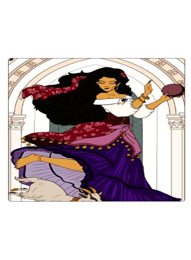 بي بي لوحة ماوس ألعاب بتصميم مضادة للانزلاق وبنمط مطبوع متعدد الألوان - Image 1