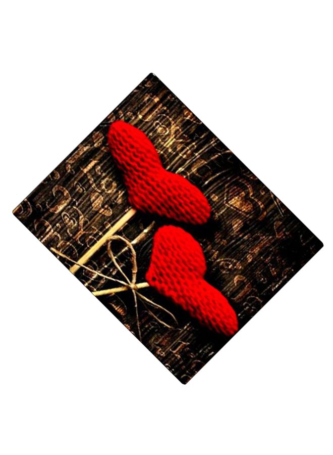 BP Printed Anti-Slip Gaming Mouse Pad Red/Black/Gold - Image 2