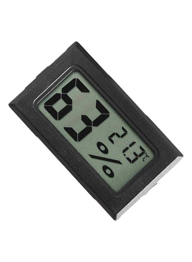 ماركة غير محددة ميزان قياس حرارة ورطوبة رقمي بشاشة LCD أسود/ رمادي  - Image 2