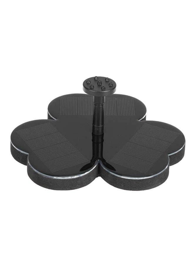 Generic - Solar Panel Flower Shape Water Fountain Black - Image 1