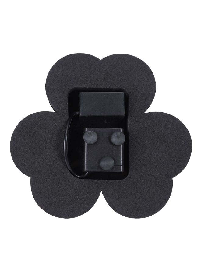 Generic - Solar Panel Flower Shape Water Fountain Black - Image 1