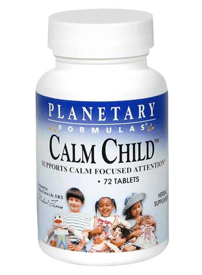 بلانتاري هيربالز مكمل التركيز الهادئ للأطفال - 72 قرص