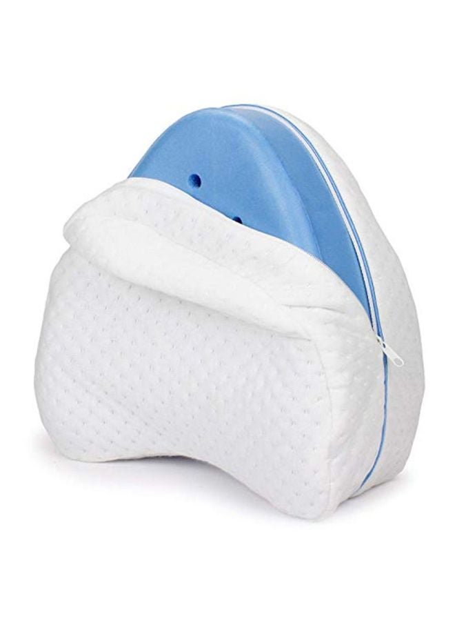 Leg Support Pillow White/Blue 250x155x230mm  - Image 3