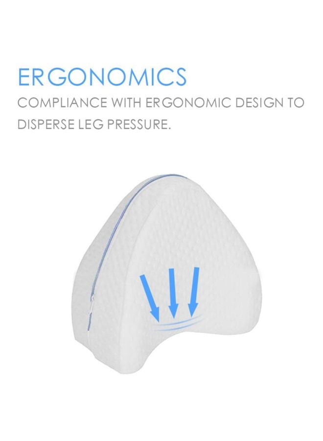 Leg Support Pillow White/Blue 250x155x230mm  - Image 5