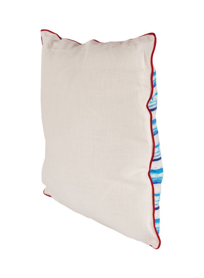 بيج ديزاين وسادة بطبعة سلطعون البحر أنيموس أحمر/ أزرق/ أبيض 40x40سم - Image 2