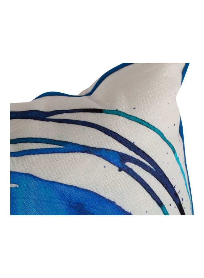 Biggdesign Anemoss Route Printed Throw Pillow Blue/White 40x40cm  - Image 3