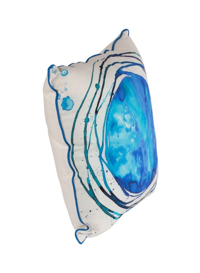 Biggdesign Anemoss Route Printed Throw Pillow Blue/White 40x40cm  - Image 4