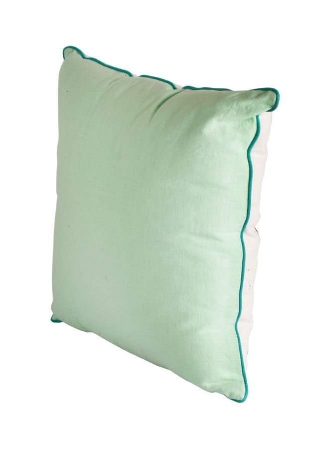 Biggdesign Anemoss Crab Printed Throw Pillow White/Green/Blue 40x40cm  - Image 2