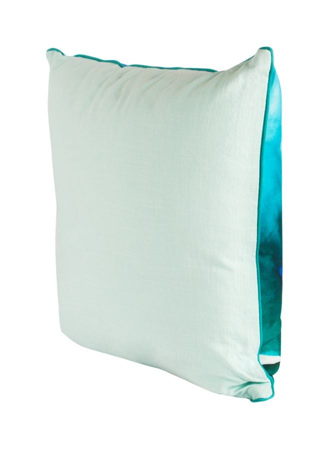 Anemoss Sail Printed Throw Pillow White/Green/Blue 40x40cm