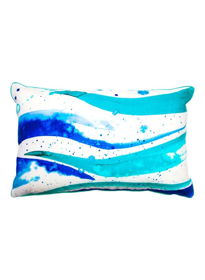 Biggdesign Anemoss Printed Throw Pillow Blue/White 53x36centimeter  - Image 1