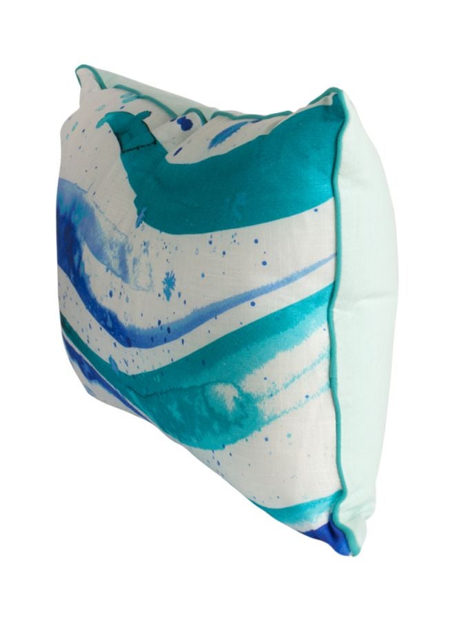 Biggdesign Anemoss Printed Throw Pillow Blue/White 53x36centimeter  - Image 4