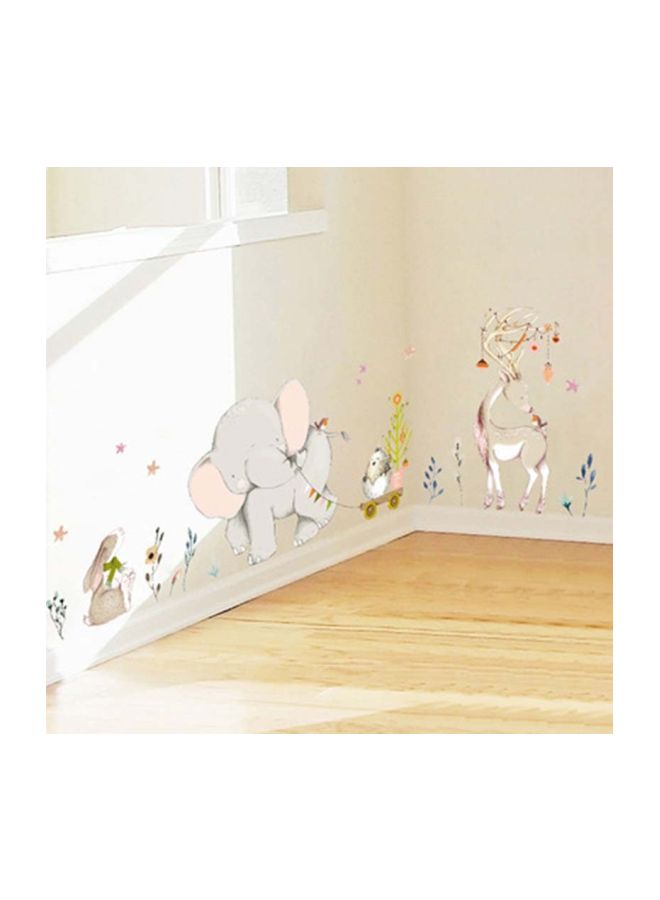 Elephant Wall Sticker Multicolour 30x6x6centimeter - Image 2