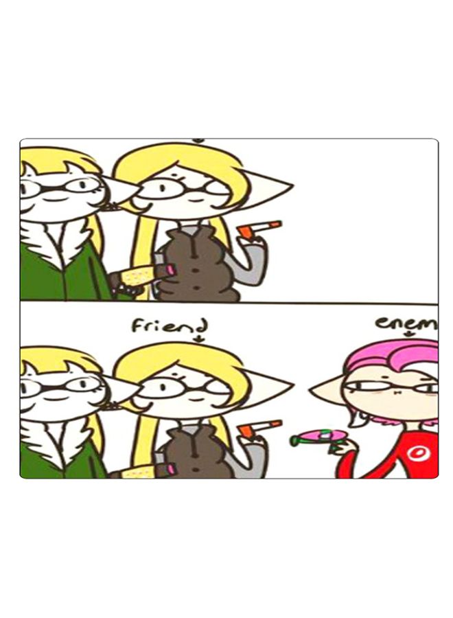 BP Printed Anti-Slip Gaming Mouse Pad Multicolour - Image 1