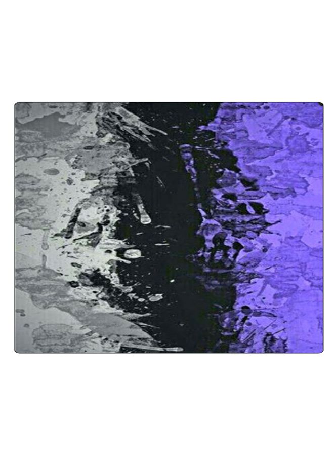 بي بي لوحة ماوس ألعاب بتصميم مضادة للانزلاق وبنمط مطبوع رمادي/أسود/أزرق - Image 1