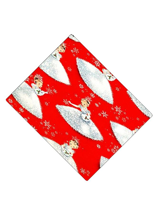 BP Printed Anti-Slip Gaming Mouse Pad White/Red/Beige - Image 2