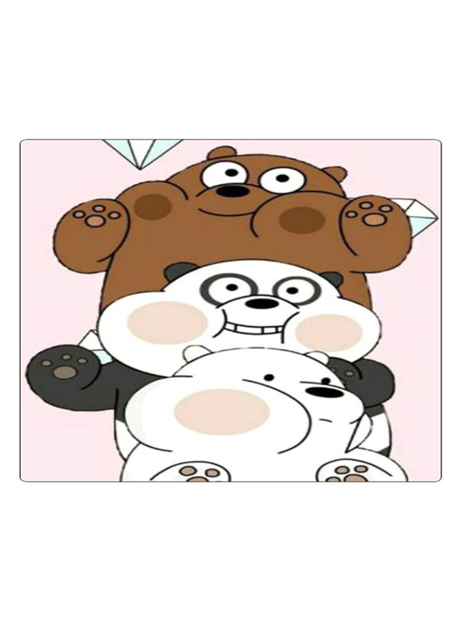 بي بي لوحة ماوس ألعاب بتصميم مضادة للانزلاق وبنمط مطبوع متعدد الألوان - Image 1