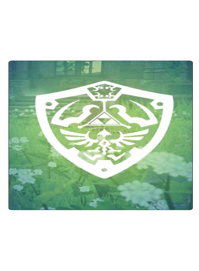 BP Printed Anti-Slip Gaming Mouse Pad Green/White - Image 1