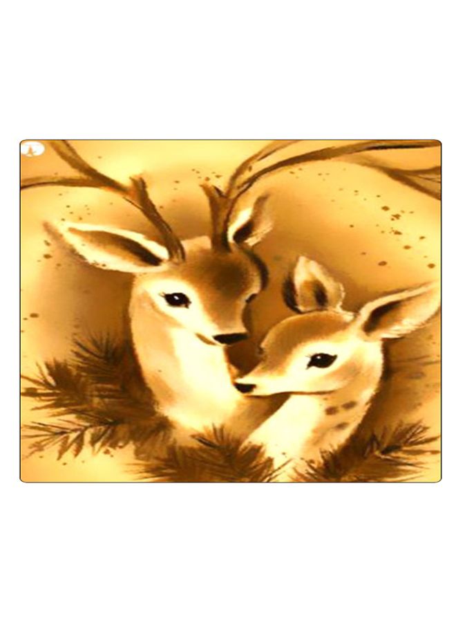 BP Printed Anti-Slip Gaming Mouse Pad Brown - Image 1