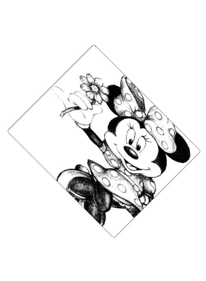 BP Printed Anti-Slip Gaming Mouse Pad Black/White - Image 2