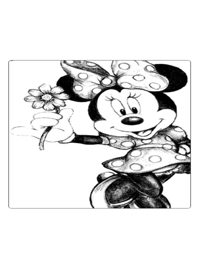 BP Printed Anti-Slip Gaming Mouse Pad Black/White - Image 1