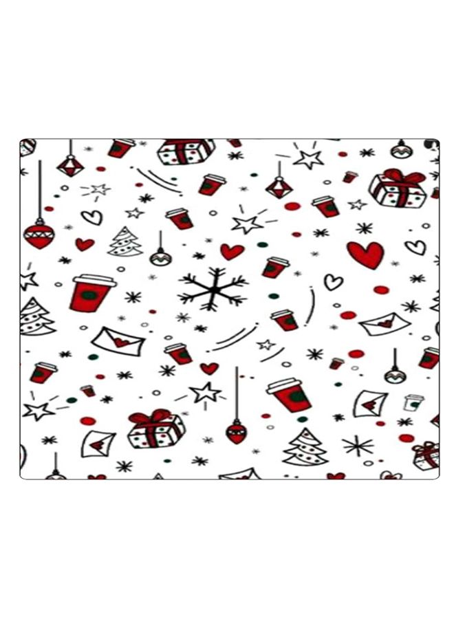 BP Printed Anti-Slip Gaming Mouse Pad Red/Black/White - Image 1