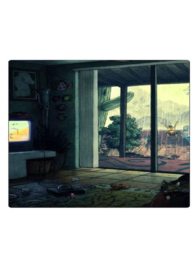 BP Printed Anti-Slip Gaming Mouse Pad Multicolour - Image 1