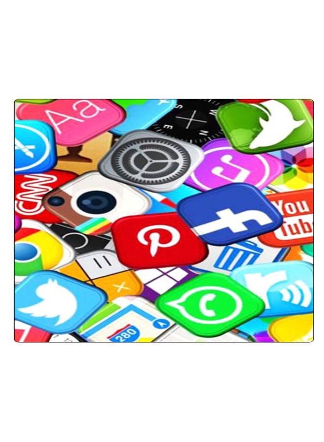 BP Printed Anti-Slip Gaming Mouse Pad Multicolour - Image 1