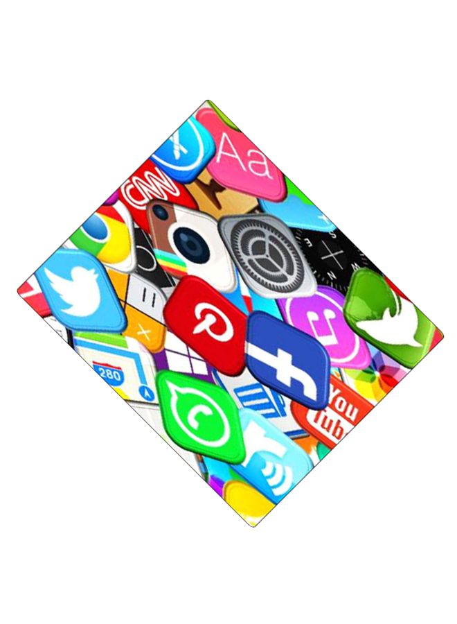 BP Printed Anti-Slip Gaming Mouse Pad Multicolour - Image 2